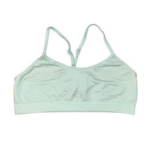 MAIDENFORM Girl's Teal Sports Bra Adjustable Straps Size 32A